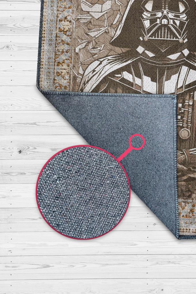 Boba Trooper Vader Rex Film Halısı Star Wars Temalı Film Halısı Bej Renk Star Wars Film Halı