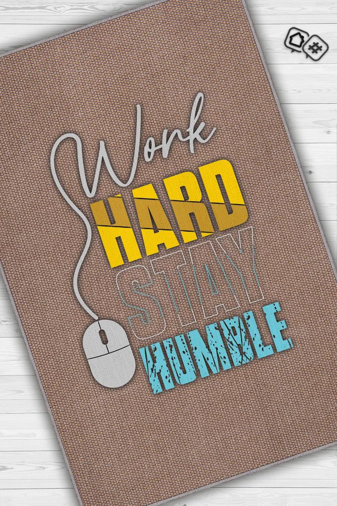 Çok Çalış Mütavazi Ol Bej Renkli Halı Modern Düz Renk Ofis Halısı Dijital baskılı Dokuma Tabanlı Home Office Halı