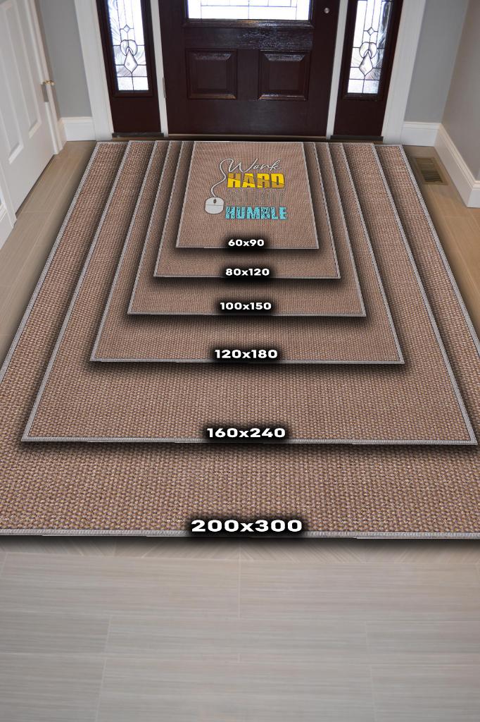 Çok Çalış Mütavazi Ol Bej Renkli Halı Modern Düz Renk Ofis Halısı Dijital baskılı Dokuma Tabanlı Home Office Halı