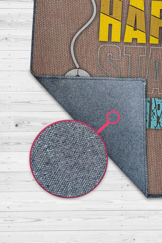 Çok Çalış Mütavazi Ol Bej Renkli Halı Modern Düz Renk Ofis Halısı Dijital baskılı Dokuma Tabanlı Home Office Halı