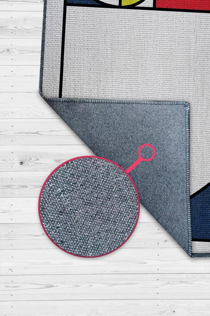 Altın Oran, Minimalist Oda Dekoru, Sanat Halısı, Geometrik Oturma Odası Halısı, Pamuklu Dokuma Tabanlı Yıkanabilir Dekoratif Salon Halısı