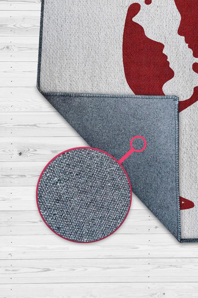 Bir Yudum Bakış Açık Renkli Halı Modern Parti Temalı Halı Tasarım Dokuma Hediyelik Halı