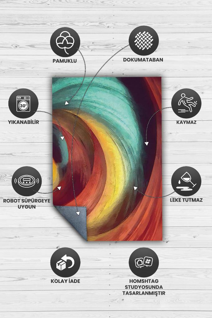 Çömlek Dekoratif Halı