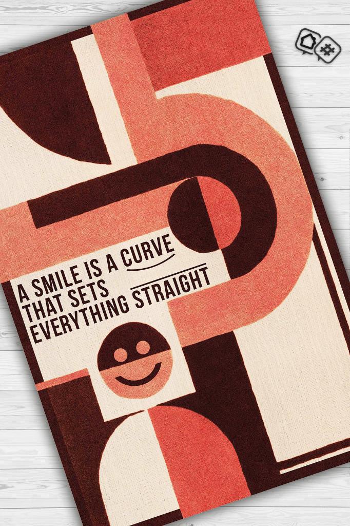 Gülümseyince Düzelir Çok Renkli Halı Geometrik Oturma Odası Halısı Minimal Salon Halı