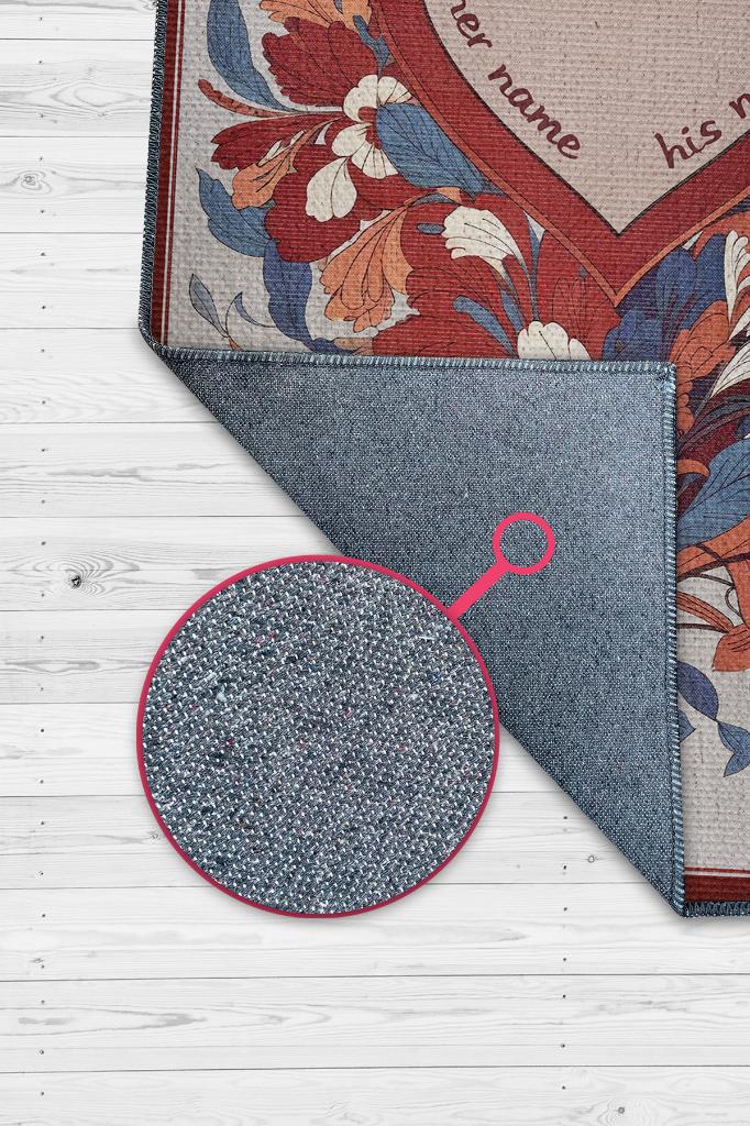 Her Zaman Kişiye Özel Kişiselleştirilebilir Halı Çok Renk Hediyelik Sevgiliye Özel Halı