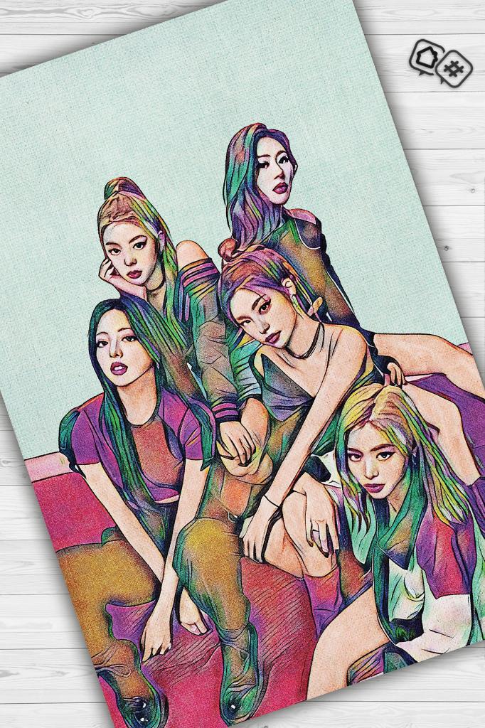 ITZY Çok Renkli Dokuma Halı Figürlü Genç Odası Halısı Müzik Temalı Halı Modern Tasarım Halı