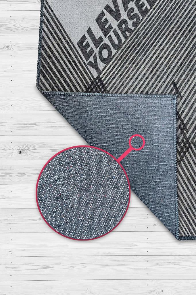 Kendini Yükselt Gri Siyah Halı Modern Özel Tasarım Çizgili Ofis Halısı Dijital Geometrik Home Office Halı