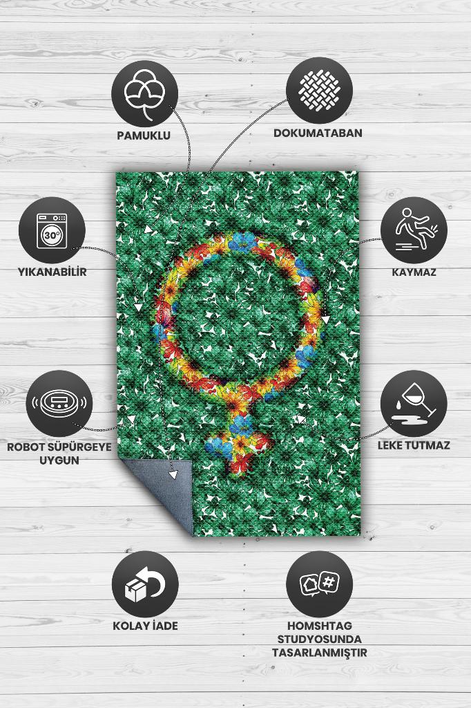 Renk Katar Dekoratif Halı