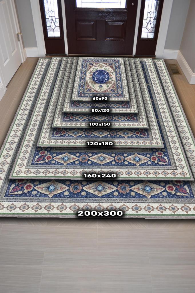 Tanzanit Taşı Halısı Mor Aura Renkli Aura Taşı Enerji Spiritüel Temalı Modern Halı