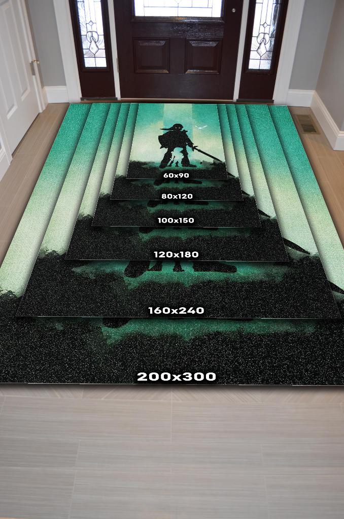 The Legends Of Zelda Çok Renkli Oyuncu Halısı Renkli Gamer Temalı League Of Zelda Sever Halı