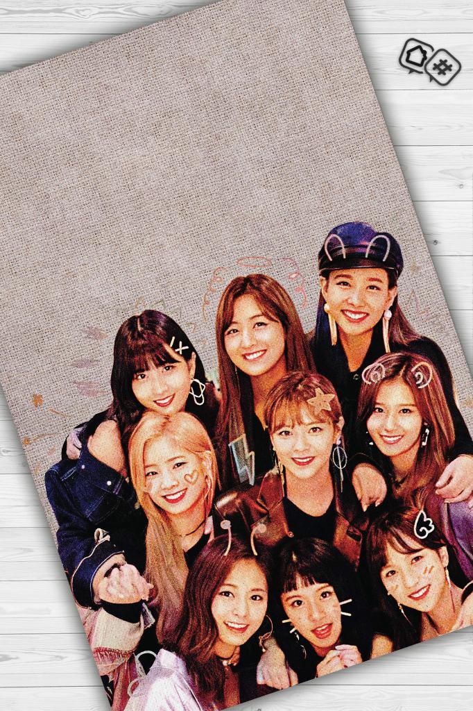 TWICE Çok Renkli Genç Kız Odası Halısı Moder Halı Açık Renk Kpop Sever Müzik Halısı