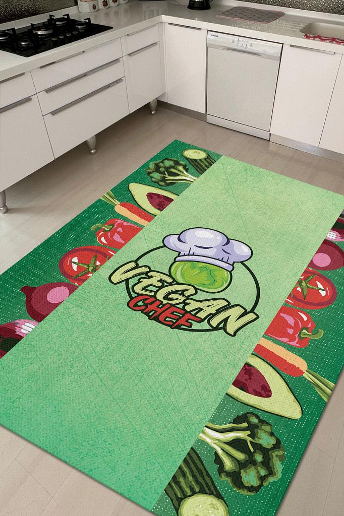 Vegan Şef Dekoratif Vegan Halısı