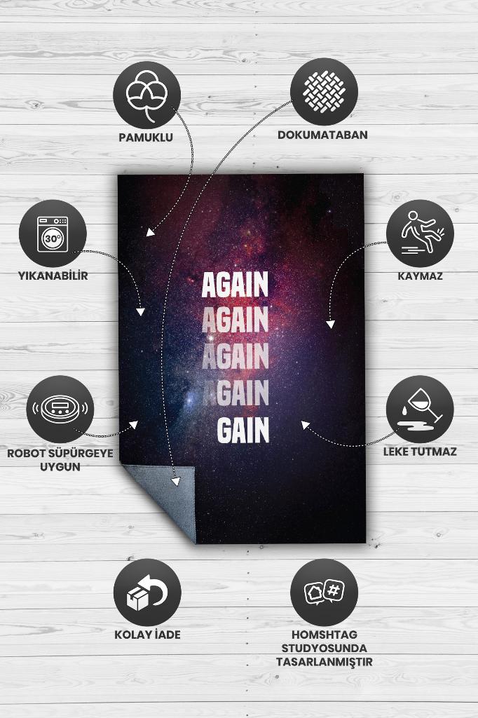 Yine Kazan Siyah Renkli Modern Ekonomist Halısı Baskı Sade Halı Figürlü Genç Odası Halısı