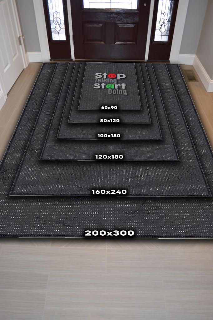 Konuşma Başla Dekoratif Koyu Renkli Halı Antrasit Ofis Halısı Yıkanabilir Kaymaz Dekoratif Home Office Halısı