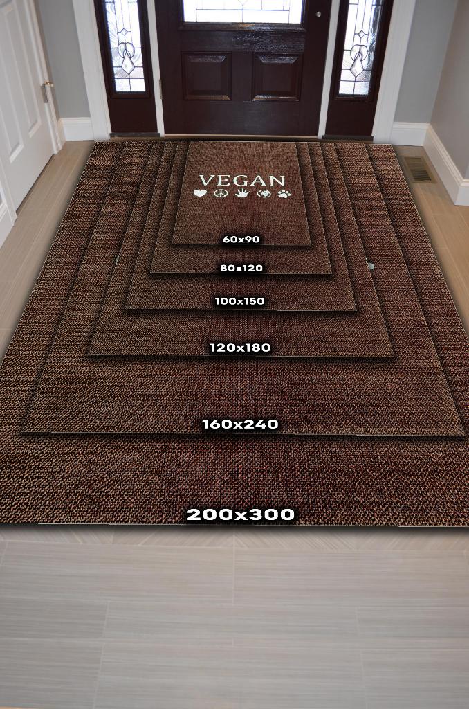 Vegan Dekoratif Vegan Halısı