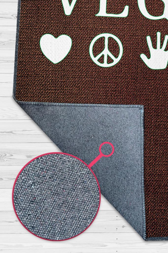 Vegan Dekoratif Vegan Halısı