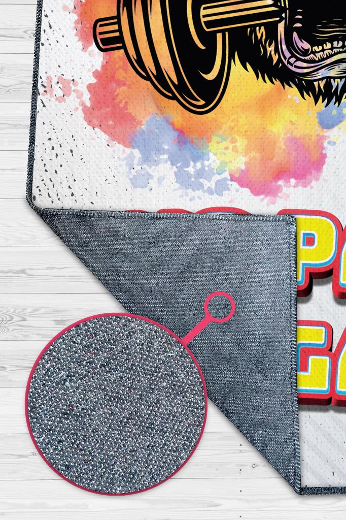 Acı Yoksa Kazanç Yok Çok Renkli Halı Sporcular ve Spor Halısı Spor Severler İçin Halı