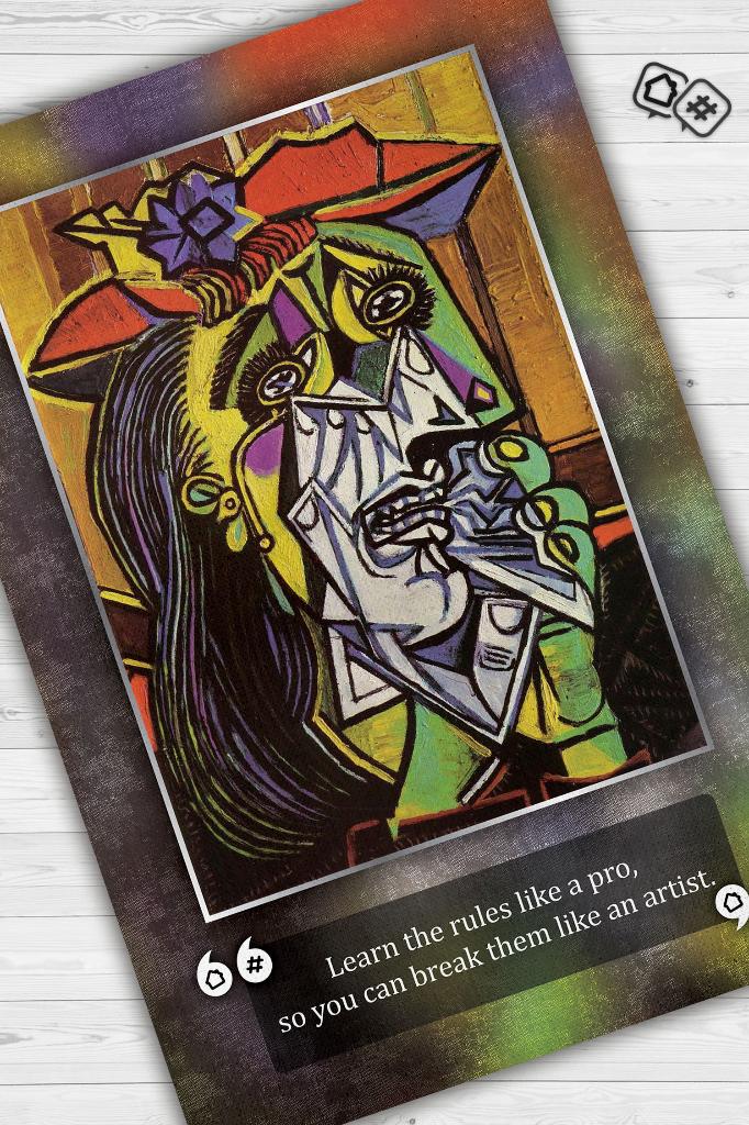 Ağlayan Kadın Picasso Sanat Sever Halısı Çok Renkli Halı Tablo Temalı Halılar Sanat Halısı