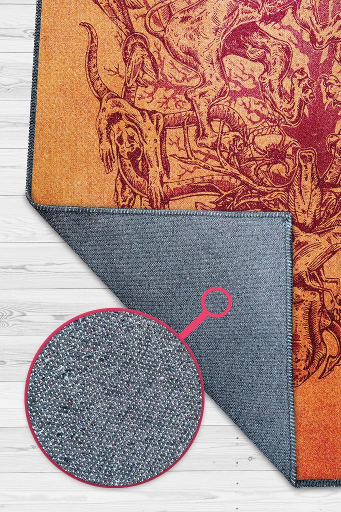 Aileler Film Desenli Halı Breaking Bad Film Halısı Art Deco Renkli Dokulu Film Serisi Halı