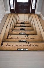 Akrostiş Sevgi Halısı Bej Renk Hediyelik Sevgiliye Özel Halı Figürlü Sevgili Temalı Halı