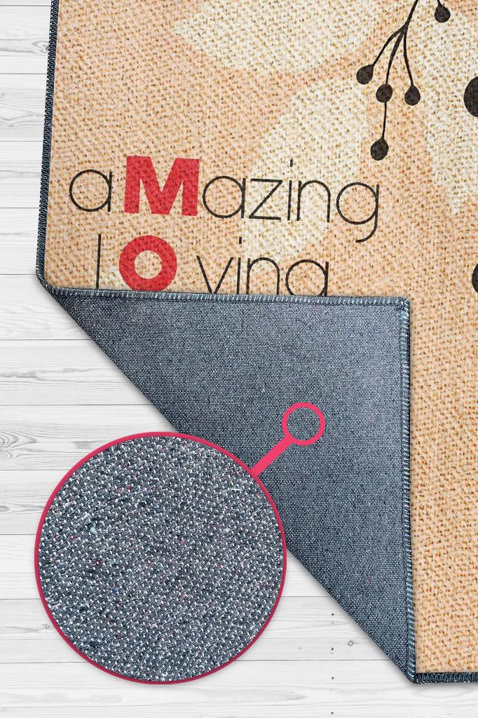 Annelik Özellikleri Çok Renkli Çicekli Halı Dijital Baskı Salon Halısı Anneye Özel Halı