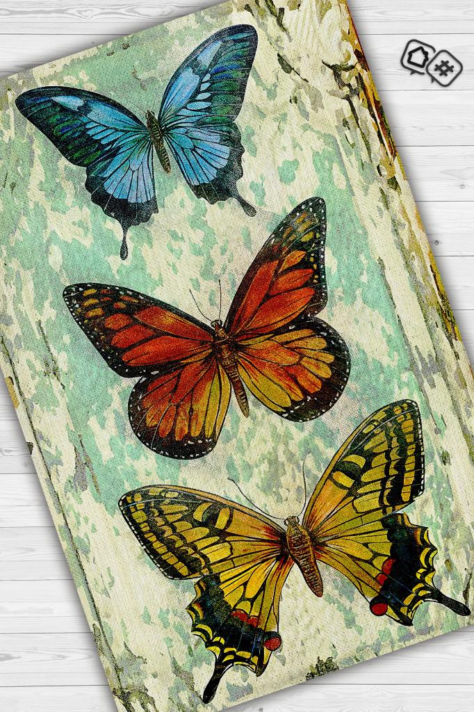 Homshtag Art Deco Dokuma Tabanlı Yıkanabilir Gölgeli Halı Hayvan Baskılı Renkli Mutfak Halısı