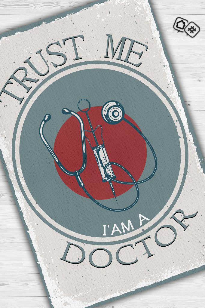 Bana Güven Ben Doktorum Dekoratif Doktor Halısı