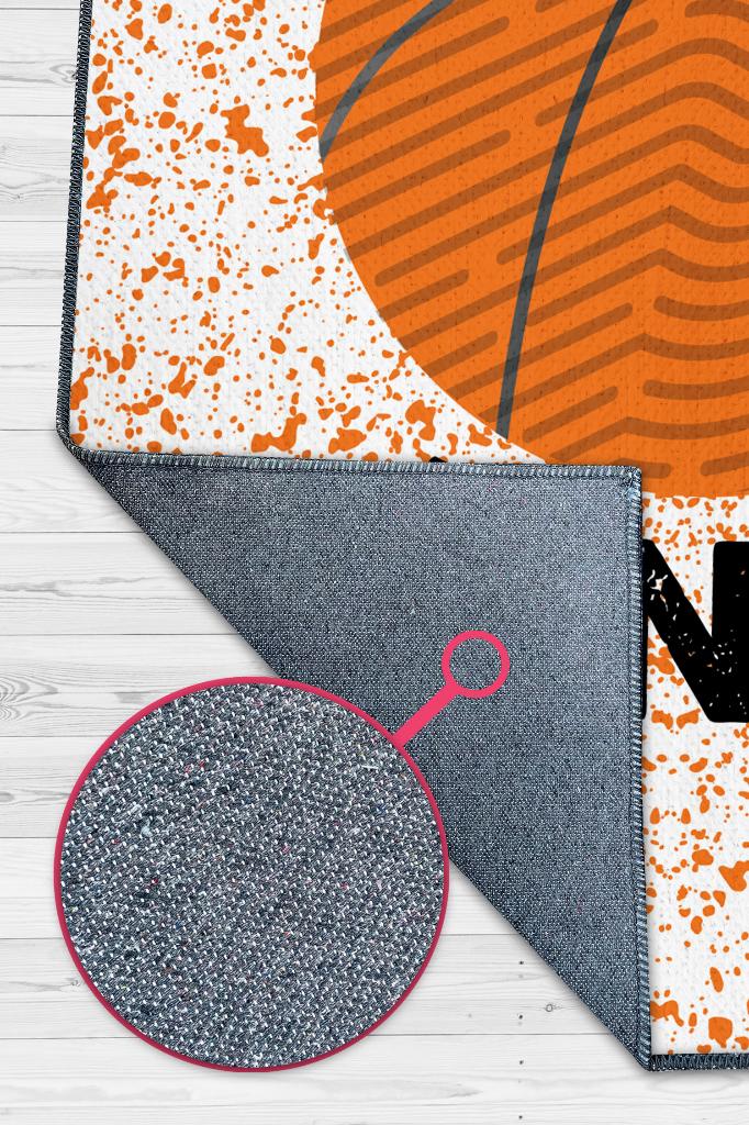 Basketbol Genlerimde Var Çok Renkli Halı Basketbol Sever Halısı Spor Severler İçin Halı