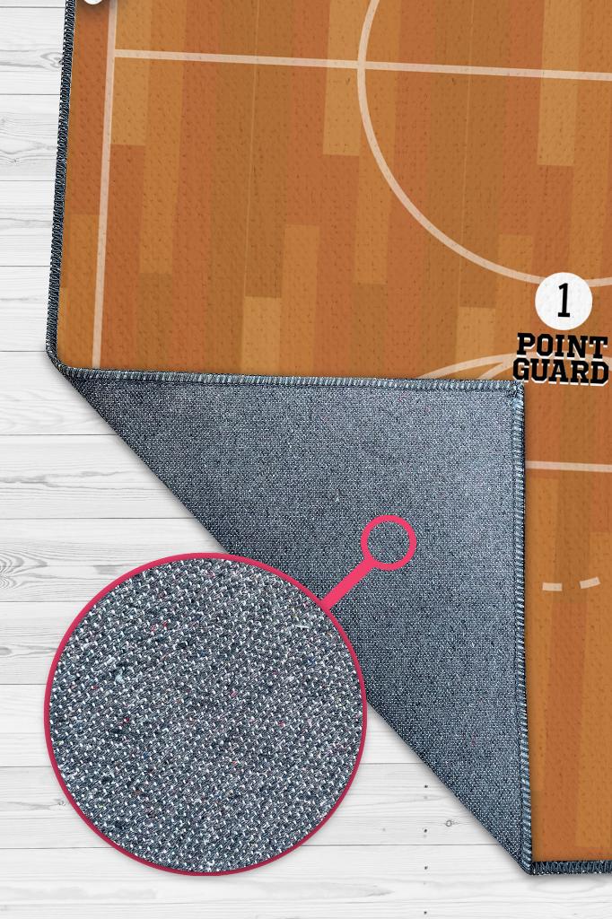 Basketbol İçin Doğdum Çok Renkli Halı Basketbol Sever Halısı Spor Severler İçin Halı