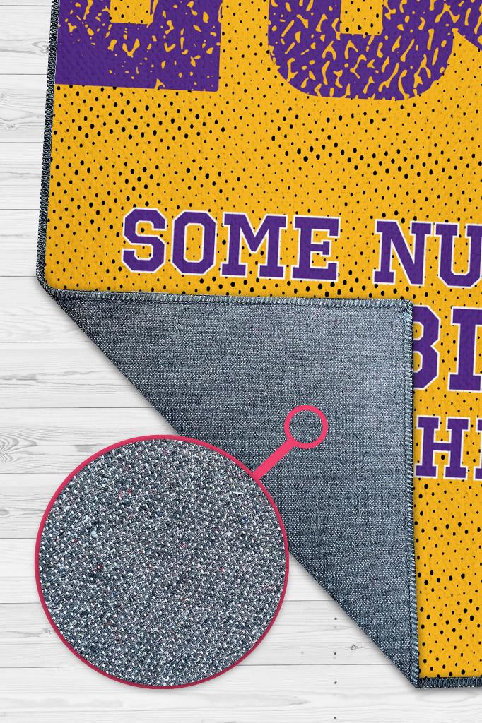 Bazı Sayılar Büyüktür Çok Renkli Halı Basketbol Sever Halısı Spor Severler İçin Halı