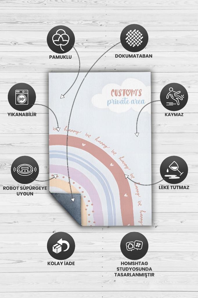 Stray Kids Çok Renkli Genç Kız Odası Halısı Modern Dokuma Halı Kpop Sever Müzik Temalı Halısı