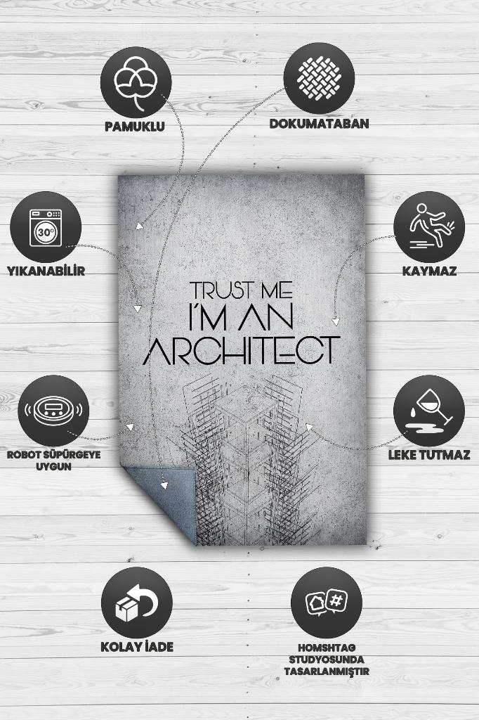 Ben Mimarım Dekoratif Mimar Halısı