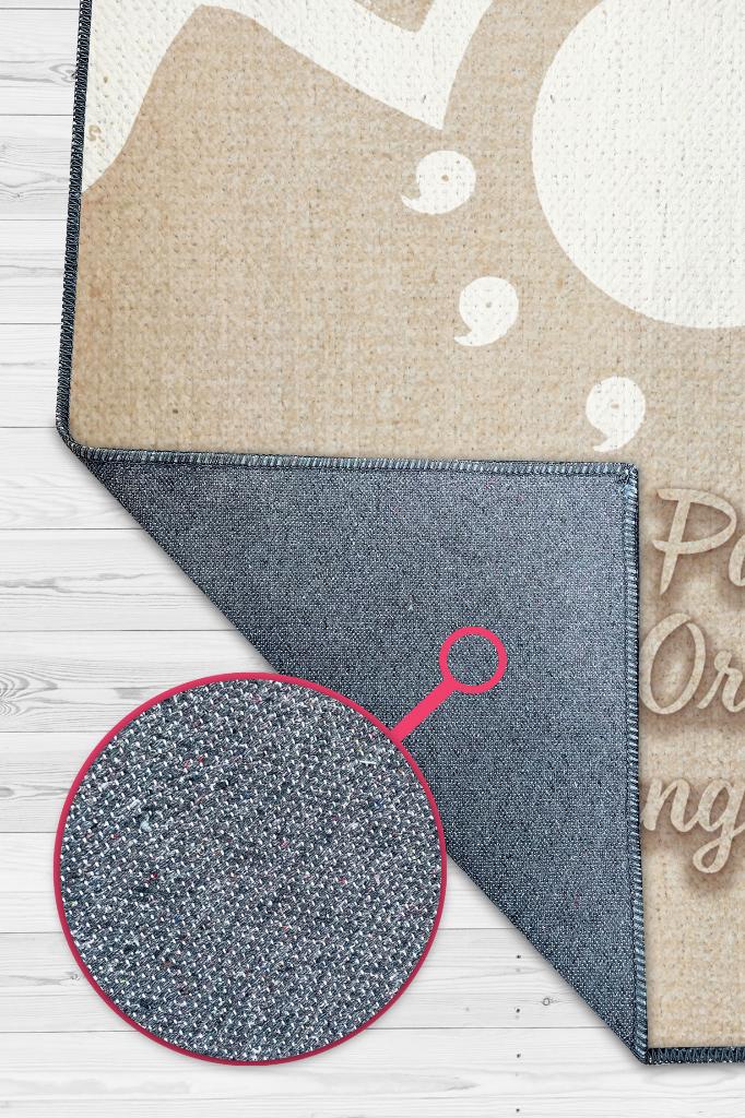 Benim Yolum Açık Renkli Anime Halısı Modern Yazılı Figürlü Halı Dokuma Anime Sever Halısı