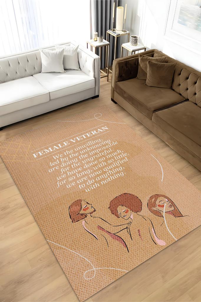 Biz Kıdemliyiz Dekoratif Halı