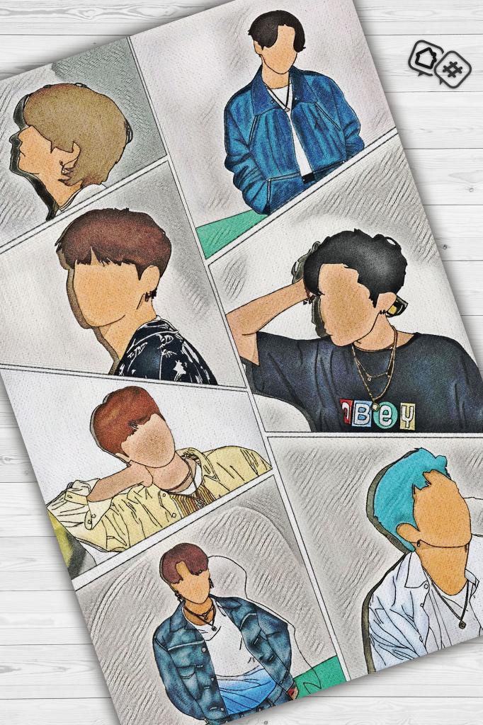 BTS Çok Renkli Genç Kız Odası Halısı Modern Dokuma Halı Kpop Sever Müzik Halısı