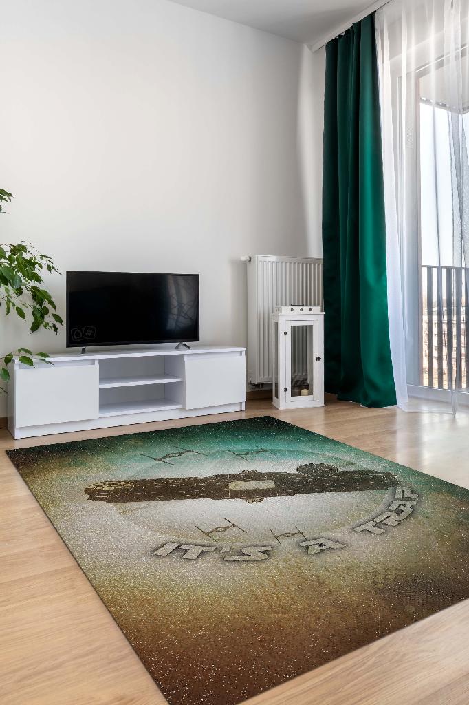 Bu Bir Tuzak Film Halısı Star Wars Temalı Film Halısı Çok Renkli Star Wars Filmi Halısı