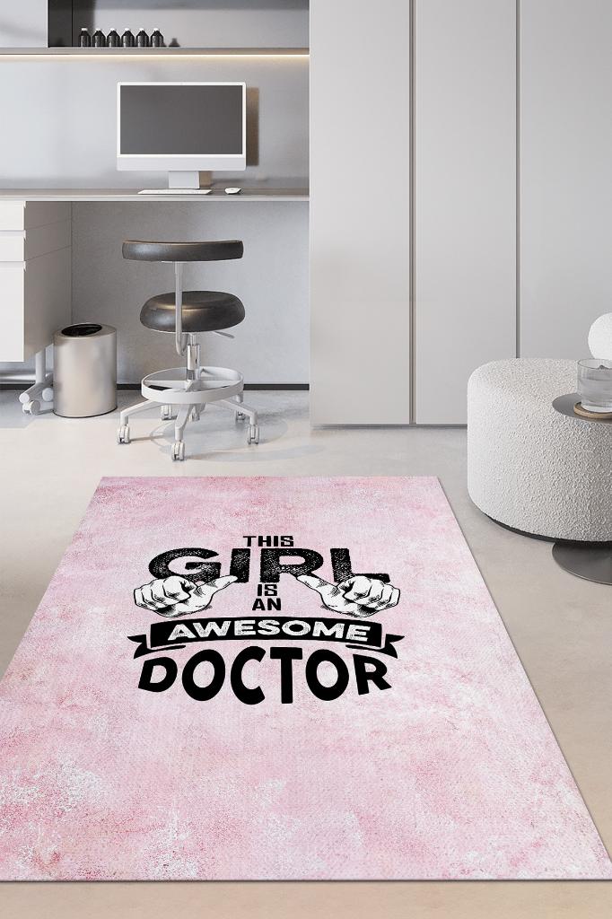 Bu Kız Bir Doktor Dekoratif Doktor Halısı