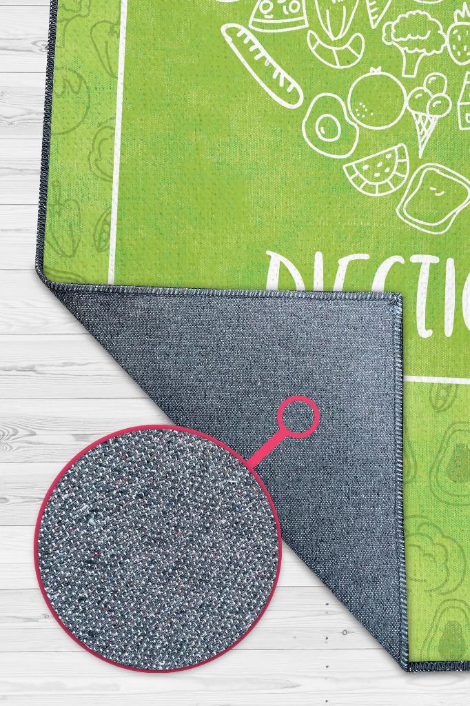 Diyetisyen Yeşil Renk Diyetisyen Halı Minimal Diyetisyen Ofisine Diyetisyen Temalı Halı