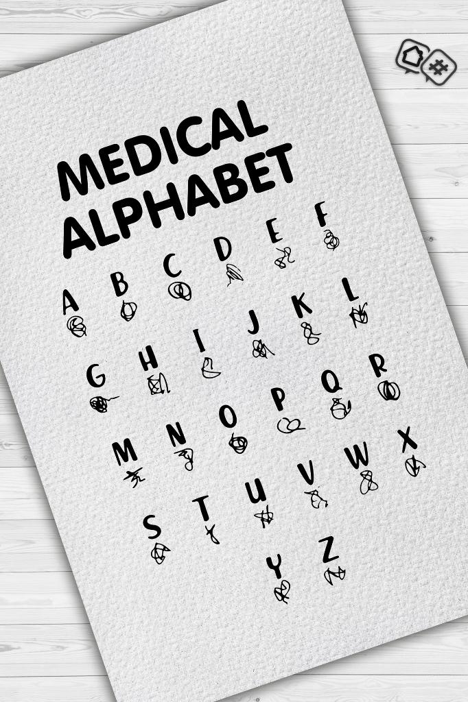 Doktor Yazısı Dekoratif Doktor Halısı