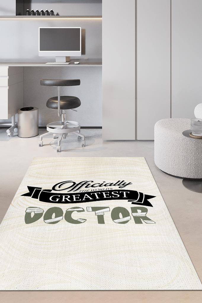 Dünyanın En İyi Doktoru Dekoratif Doktor Halısı