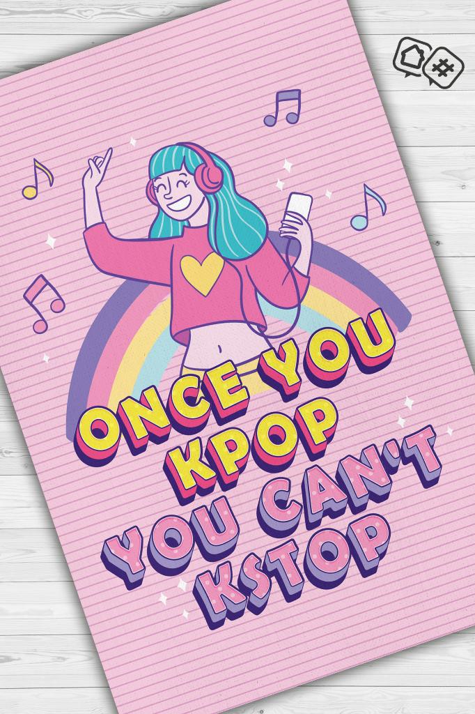 Duramazsın Pembe Renkli Halı Kpop Sever Genç Odası Halısı Modern Hediyelik Figürlü Halı
