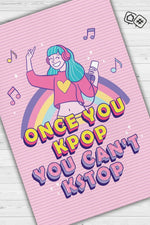 Duramazsın Pembe Renkli Halı Kpop Sever Genç Odası Halısı Modern Hediyelik Figürlü Halı