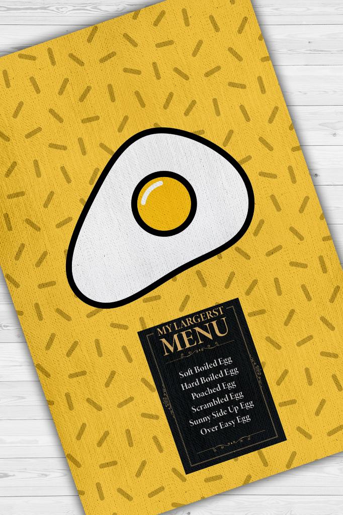 En Geniş Menü Sarı Renkli Mutfak Halısı Yumurta Mutfak Temalı Minimal Tasarım Mutfak Halısı