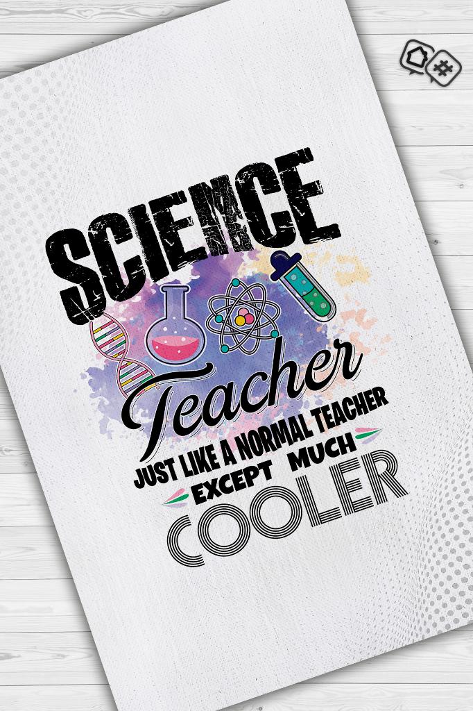 Fen Öğretmeni Dekoratif Öğretmen Halısı