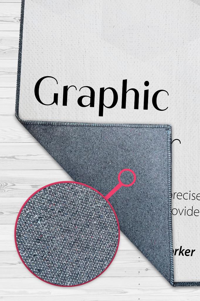 Grafik Dekoratif Tasarımcı Halısı