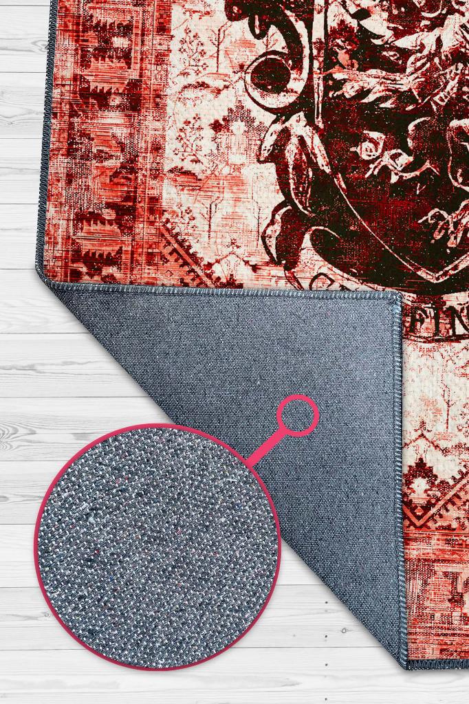 Gryffindor Harry Potter Desenli Halı Kırmızı Renkli Halı Harry Potter Film Sever Halısı