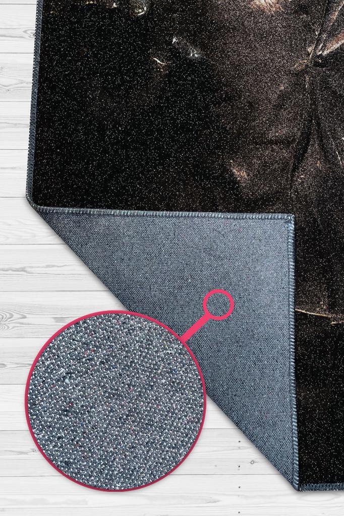 Han Solo Star Wars Desenli Halı Siyah Renkli Halı Star Wars Film Sever Halısı Modern Halı