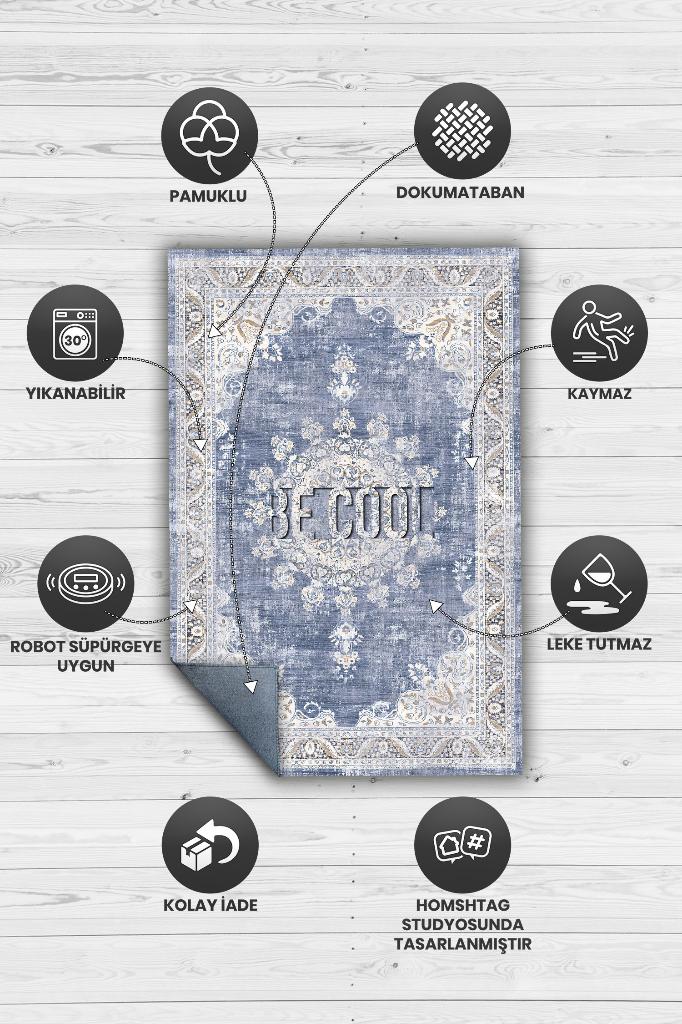 Havalı Ol Etnik Desenli Halı Geometrik Salon Halısı Çok Renkli Oturma Odası Halısı