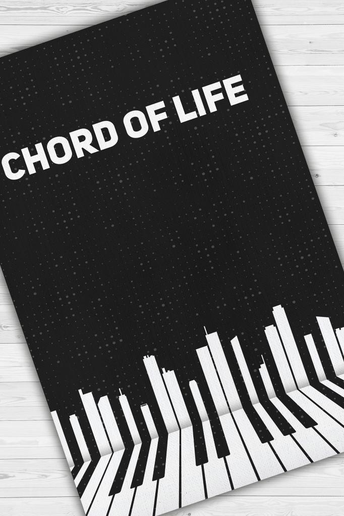 Hayatın Akordu Siyah Müzik Sever Halısı Art Müzik Halısı Piyanist Halısı Müzisyene Hediye