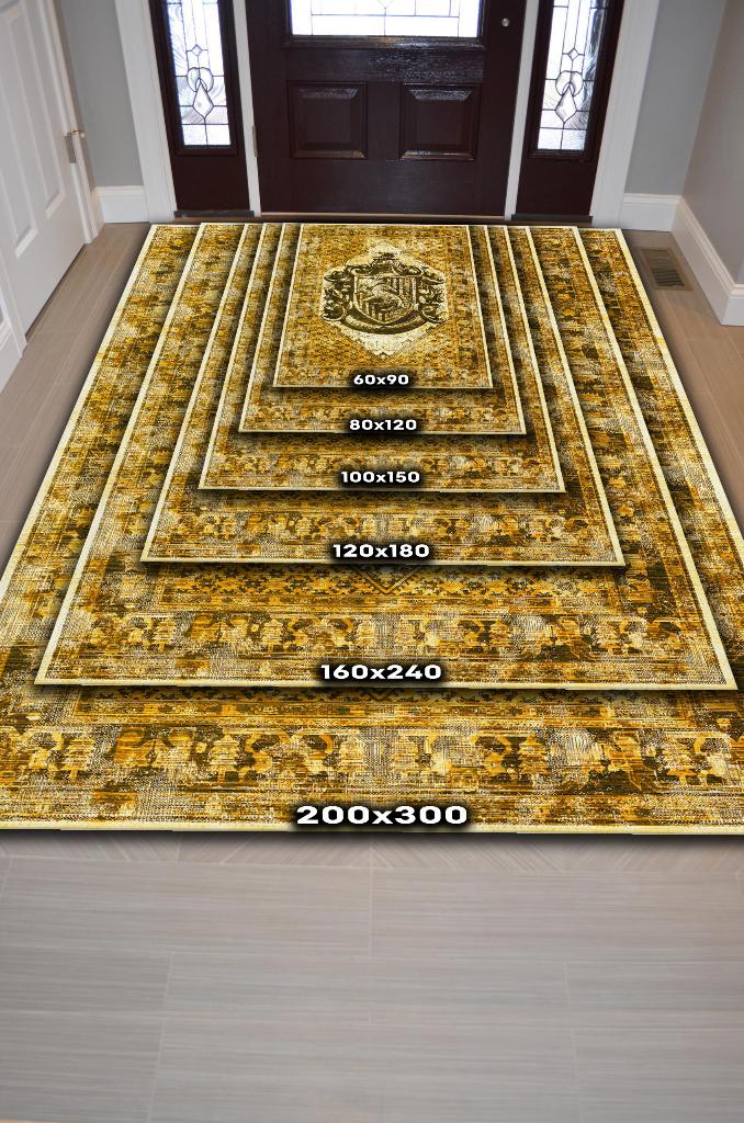 Hufflepuff Geleneksel Harry Potter Desenli Halı Çok Renkli Halı Harry Potter Film Halısı